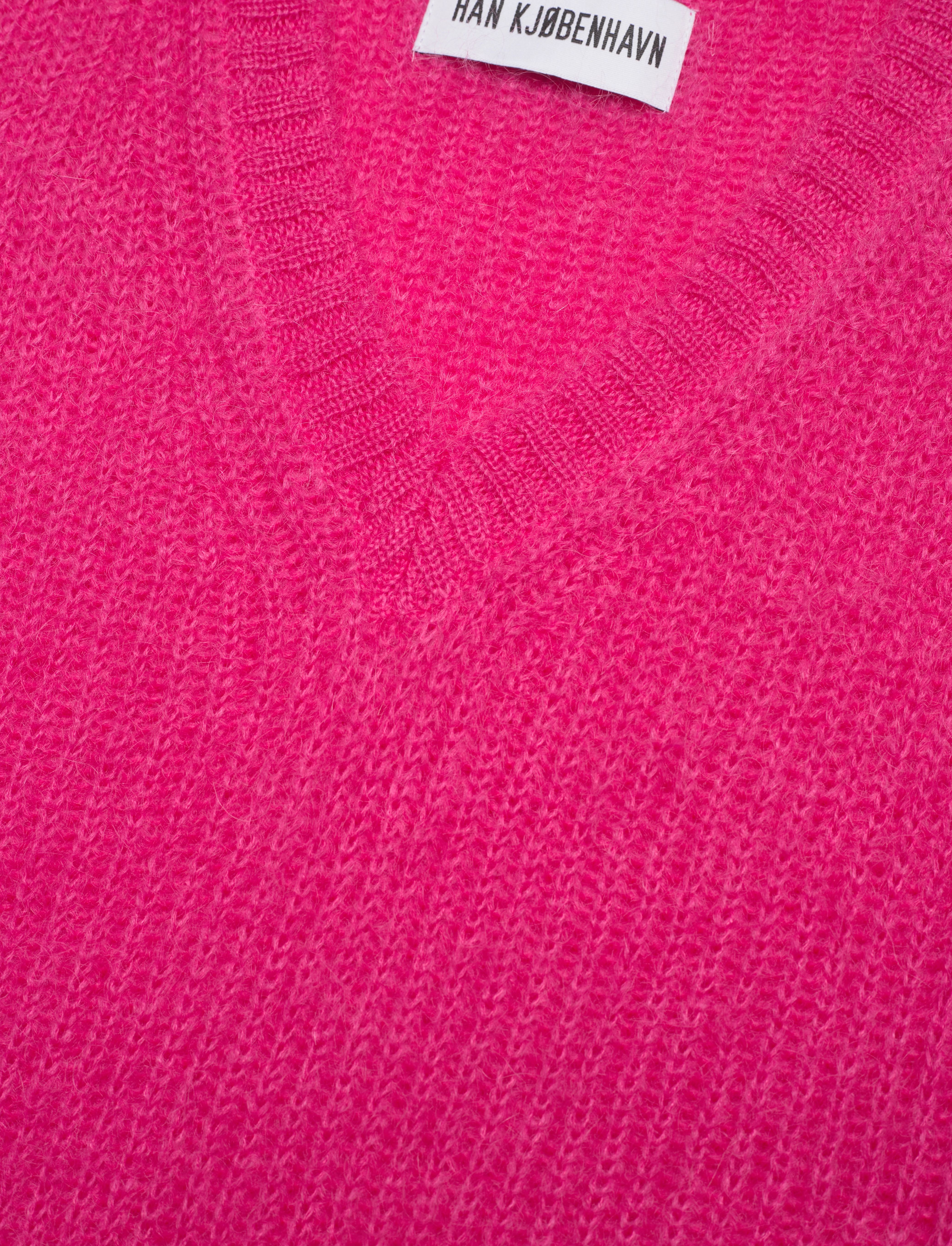 HAN Kjøbenhavn - Vest Knit - gestrickte westen - black magenta - 2