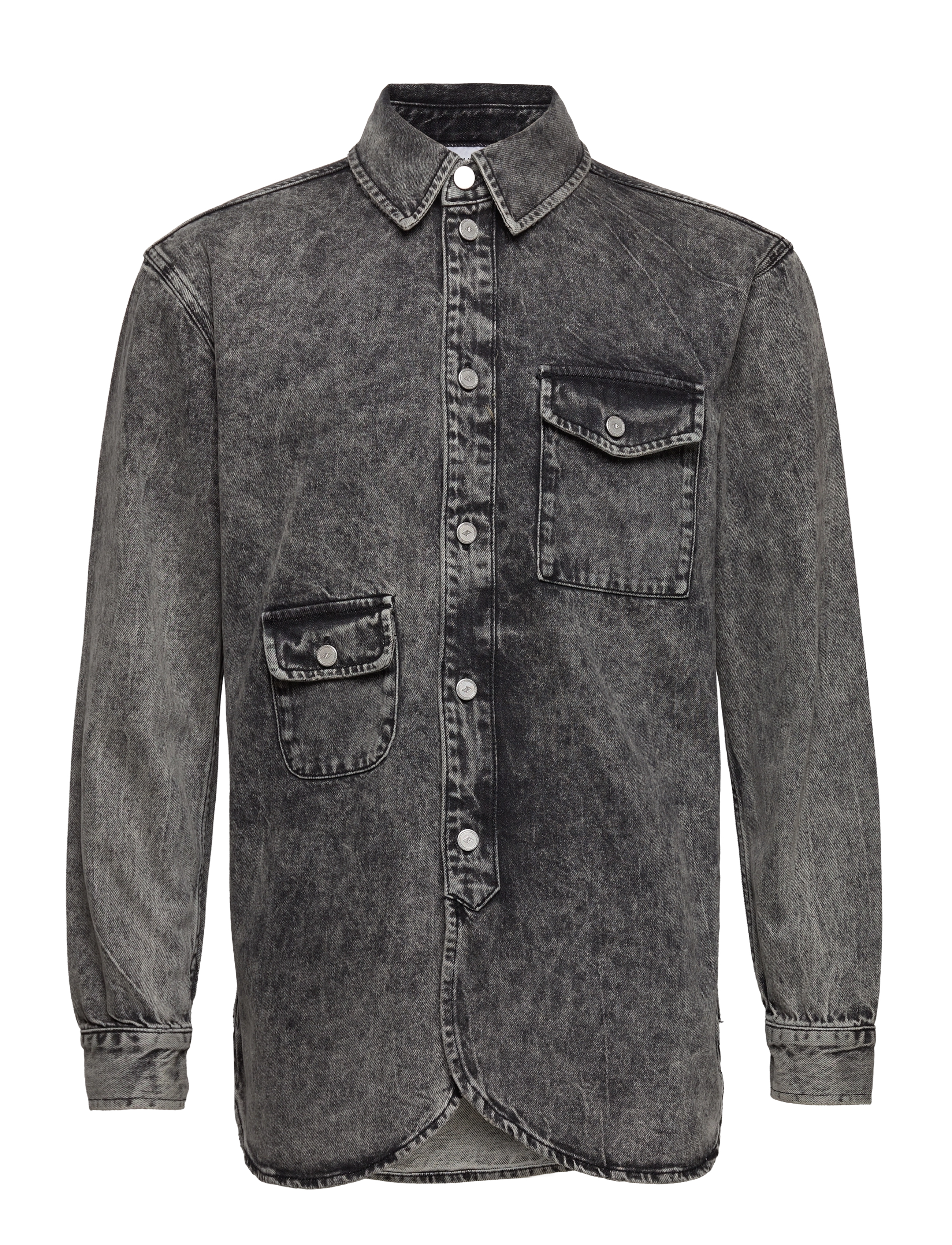 HAN Kjøbenhavn Army Shirt - Skjorter - BLACK / grey