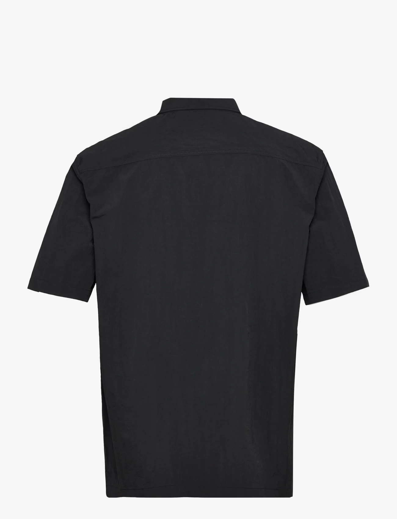 HAN Kjøbenhavn - Nylon Summer Shirt Short Sleeve - basic skjorter - black - 1