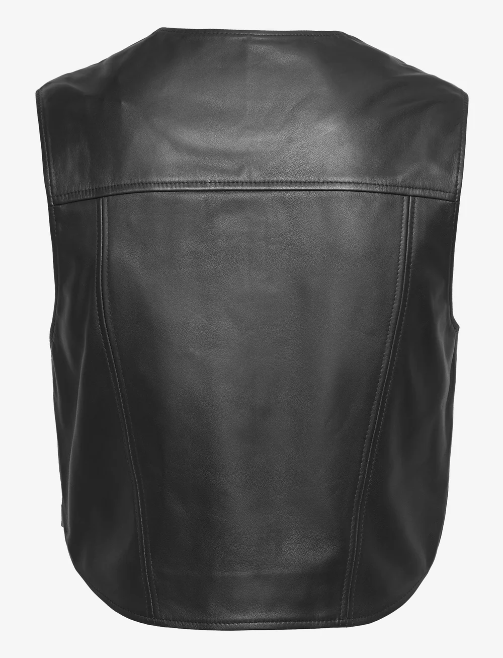 Leather 2025 sleeveless vest