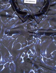 HAN Kjøbenhavn - Chrome Tribal Printed Summer Shirt - short-sleeved shirts - blue - 2