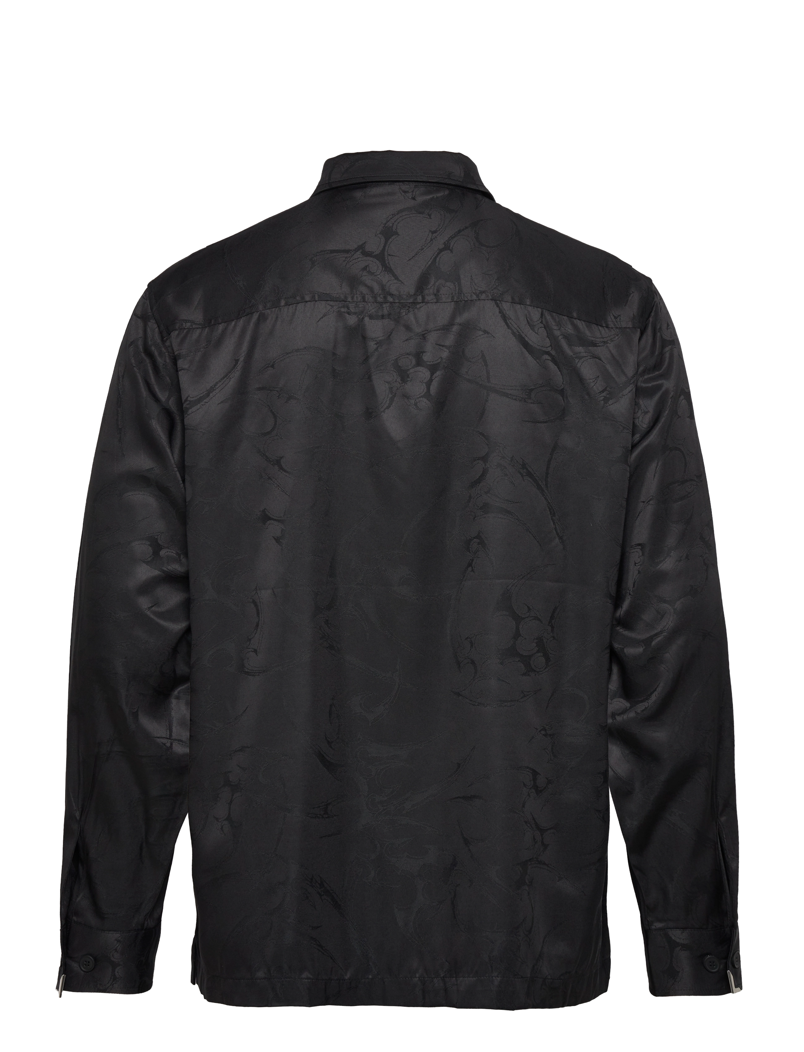 HAN Kjøbenhavn - Jacquard Boxy Shirt - black - 1