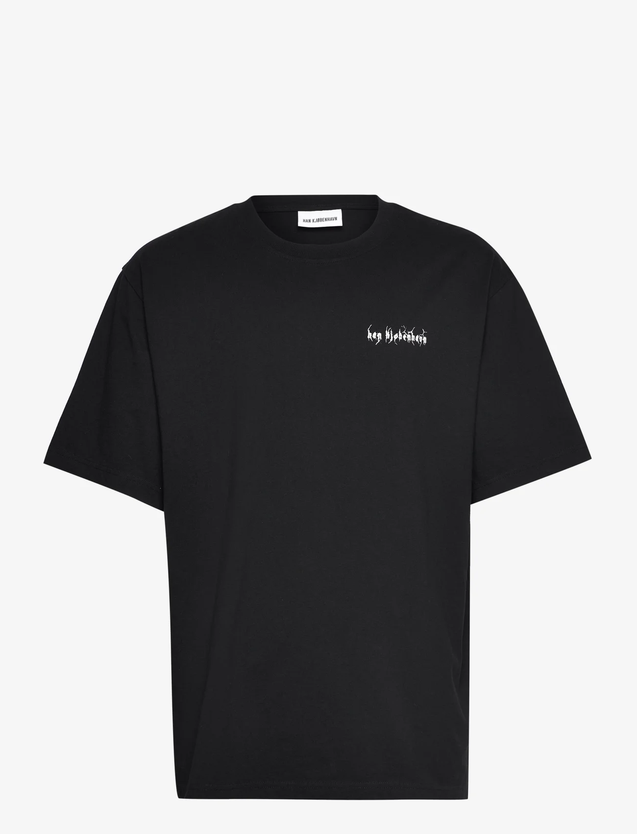 HAN Kjøbenhavn - Boxy Tee Short Sleeve - tavalised t-särgid - black - 0
