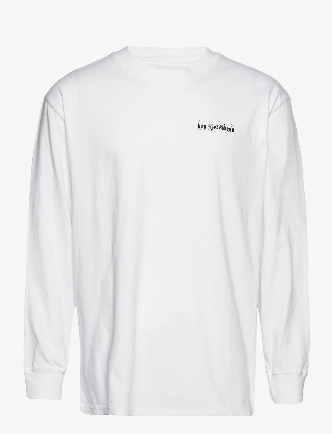 HAN Kjøbenhavn - Boxy Tee Long Sleeve - basic t-shirts - white - 0