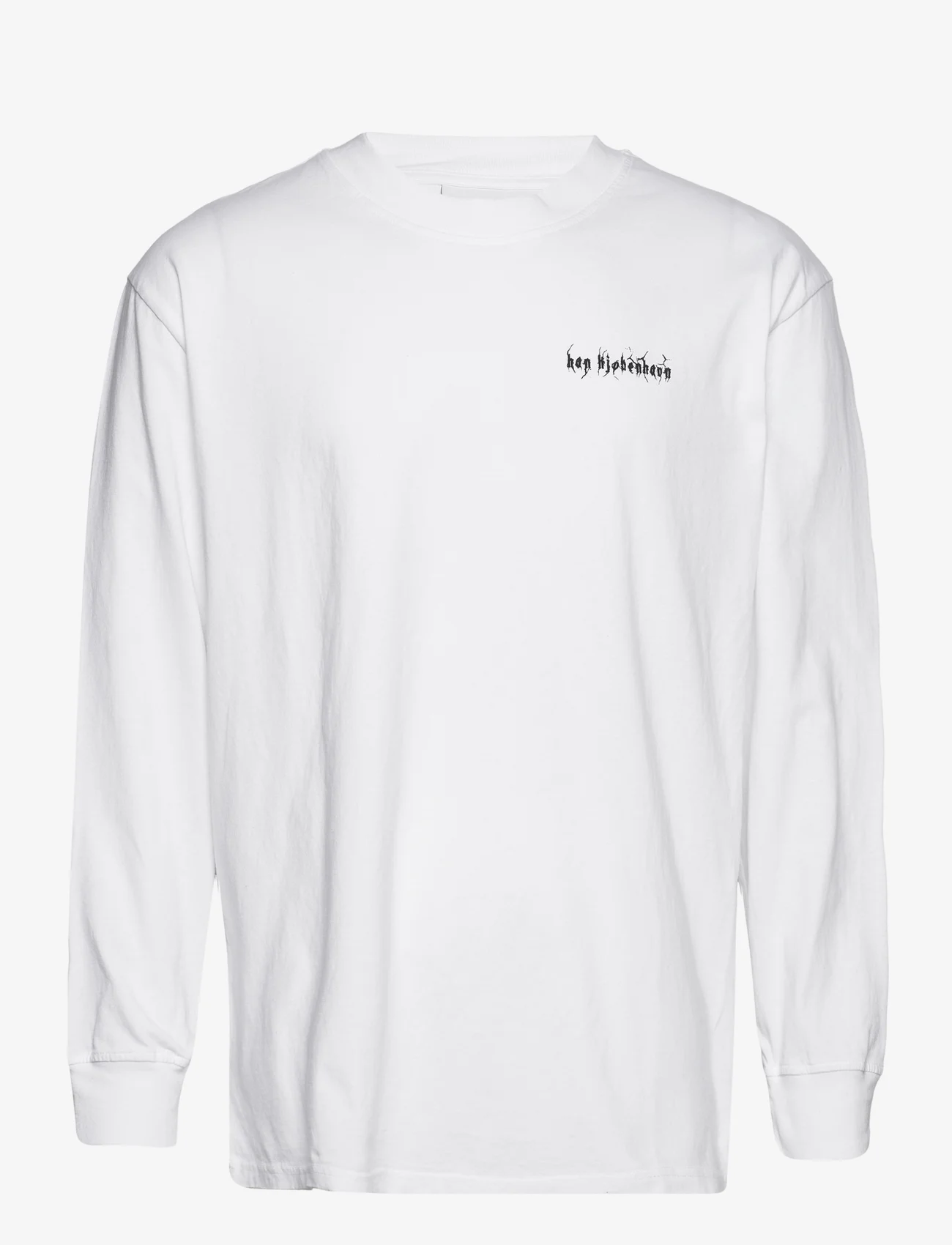 HAN Kjøbenhavn - Boxy Tee Long Sleeve - laisvalaikio marškinėliai - white - 0