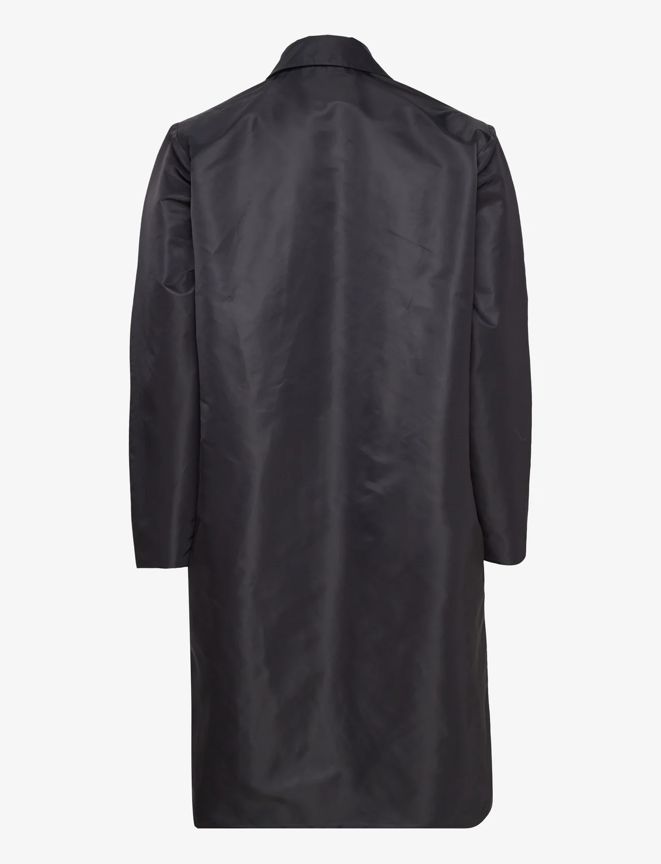 HAN Kjøbenhavn - Nylon Square Coat - cienkie płaszcze - black - 1