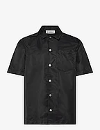 Recycled Nylon Summer Shirt - BLACK