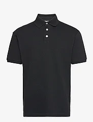 HAN Kjøbenhavn - Pique Polo Shirt - kortermede - black - 0