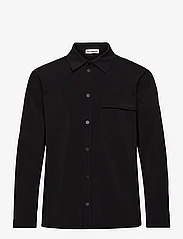 HAN Kjøbenhavn - Nylon Patch Pocket Shirt Long Sleeve - menn - black - 0