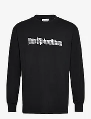 HAN Kjøbenhavn - Boxy Tee Long Sleeve - langærmede t-shirts - black - 0