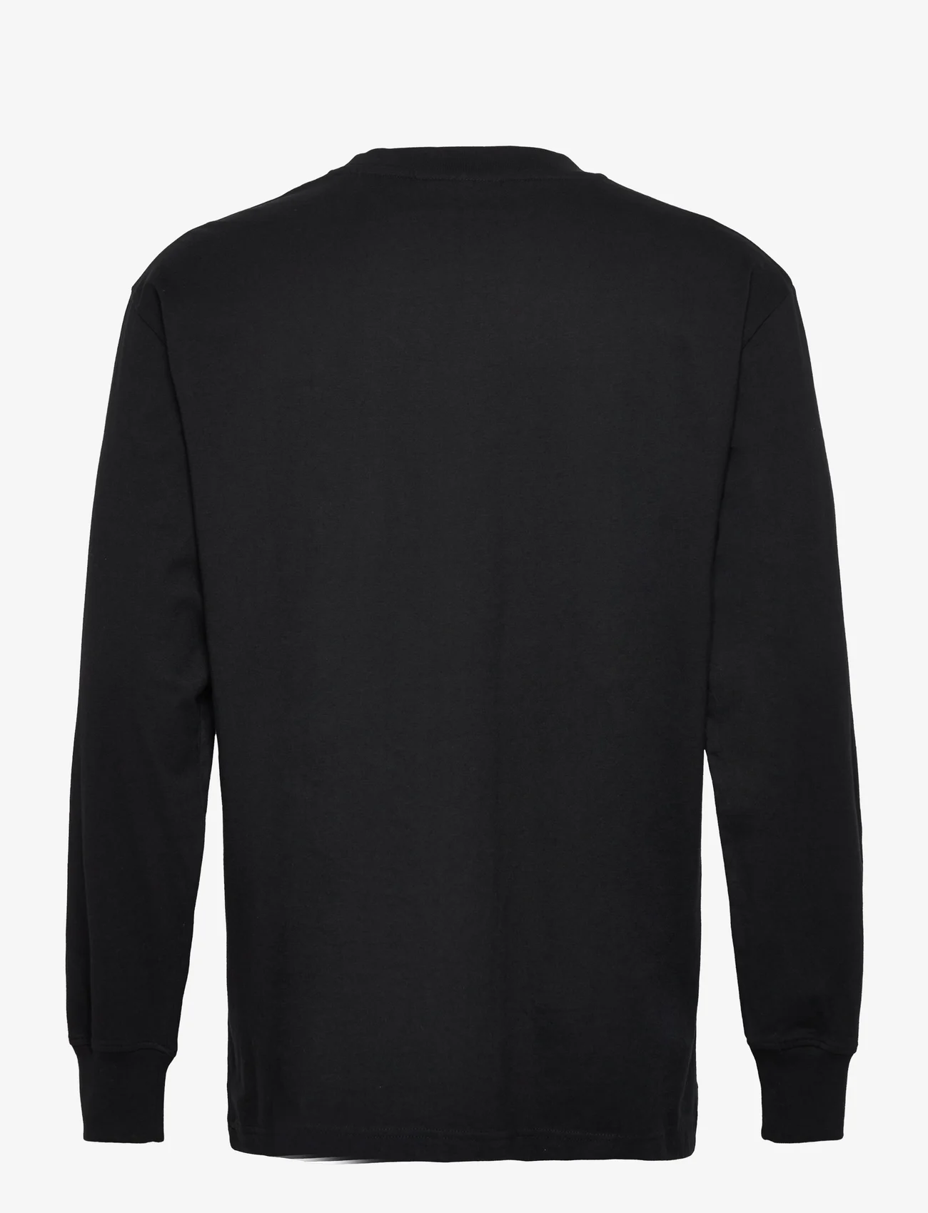 HAN Kjøbenhavn - Boxy Tee Long Sleeve - long-sleeved t-shirts - black - 1
