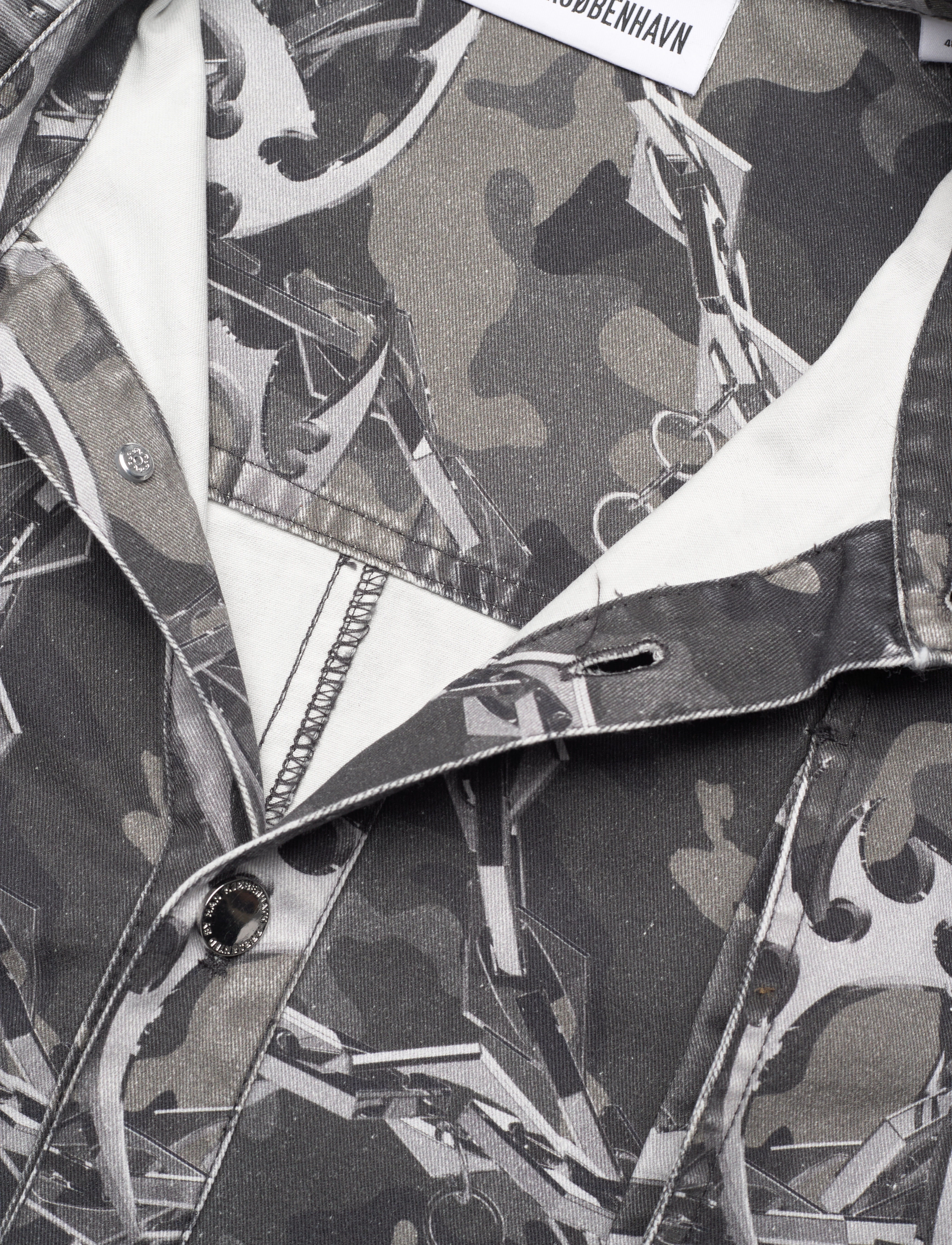 HAN Kjøbenhavn - Camo Printed Utility Shirt - herren - camo - 2