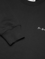 HAN Kjøbenhavn - Script Logo Regular Crewneck - huvtröjor - black - 2