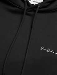 HAN Kjøbenhavn - Script Logo Regular Hoodie - džemperi ar kapuci - black - 2