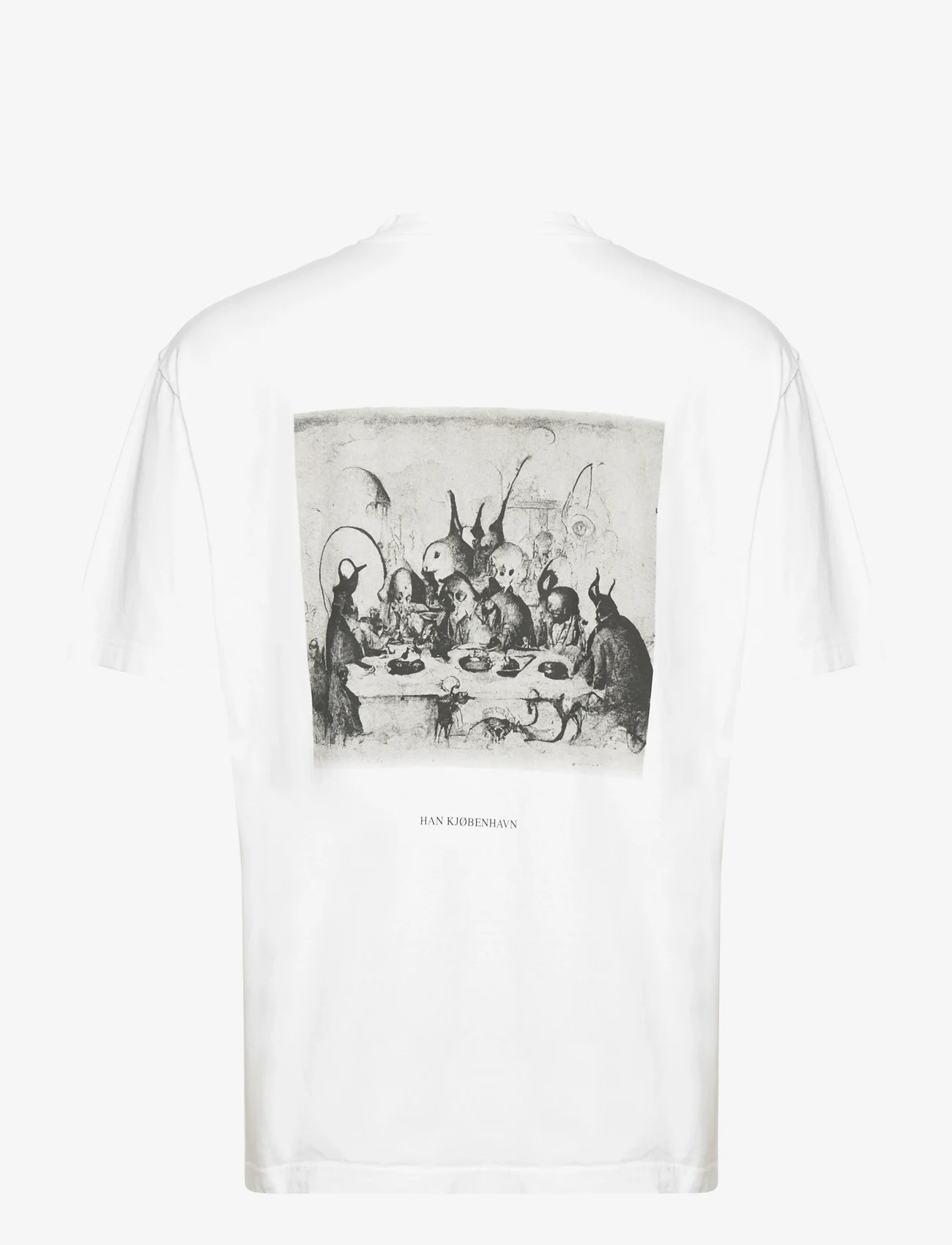 HAN Kjøbenhavn - Supper Boxy Tee S/S - kortærmede t-shirts - white - 1