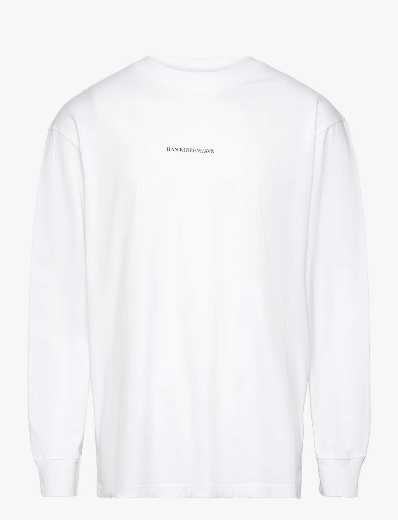 HAN Kjøbenhavn - Supper Boxy Tee L/S - t-shirts - white - 0