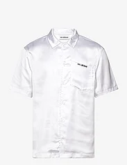 HAN Kjøbenhavn - Logo Camp-Collar Shirt - short-sleeved shirts - white - 0