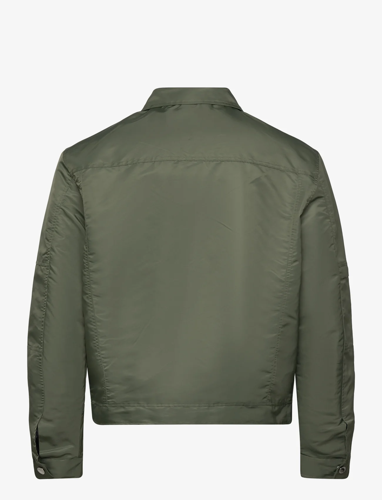 HAN Kjøbenhavn - Nylon Boxed Cargo Jacket - spring jackets - army green - 1
