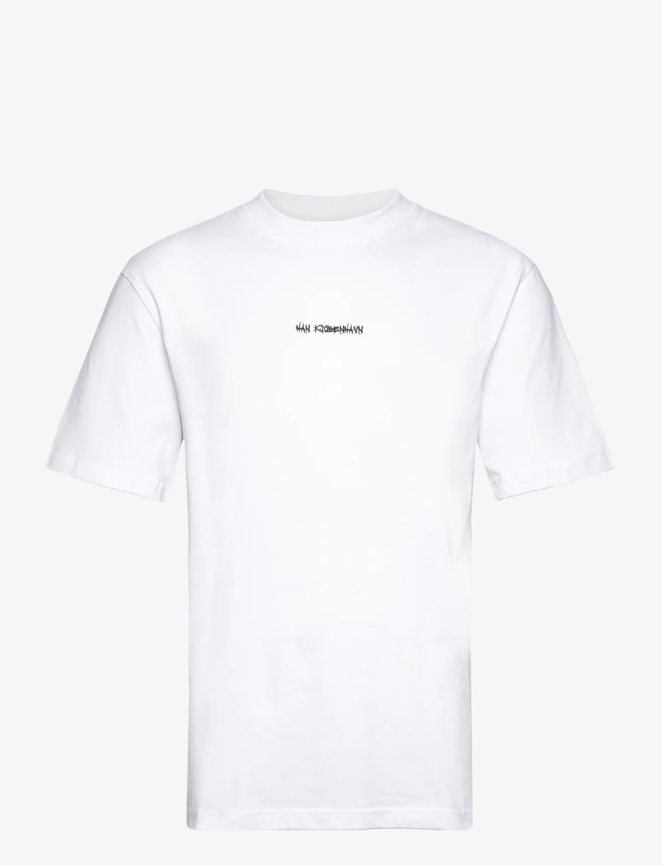 HAN Kjøbenhavn - Boxy Tee S/S Artwork - laisvalaikio marškinėliai - white - 0