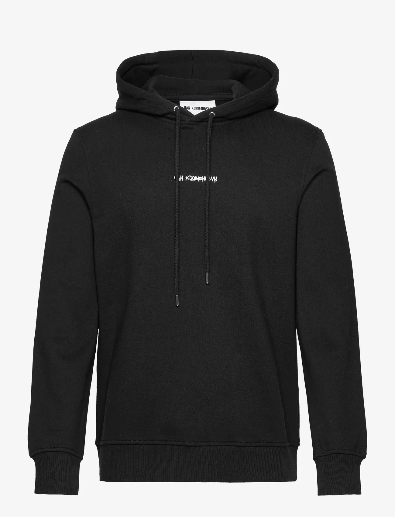 HAN Kjøbenhavn - Regular Hoodie Artwork - džemperi ar kapuci - black - 0