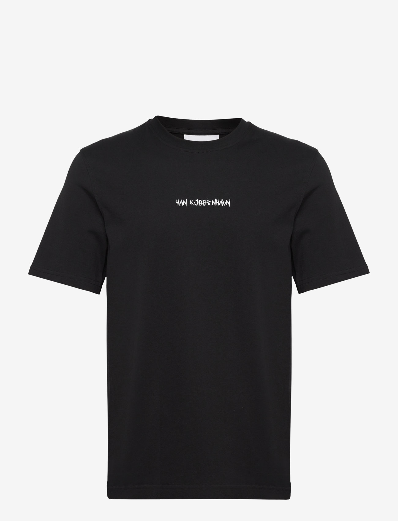 HAN Kjøbenhavn - Graphic Font Regular Tee S/S - kurzärmelig - black - 0