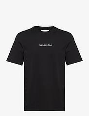 HAN Kjøbenhavn - Graphic Font Regular Tee S/S - basic t-shirts - black - 0