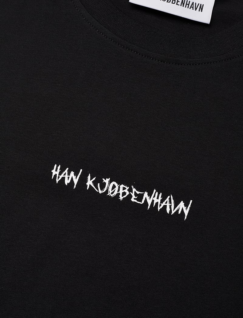 HAN Kjøbenhavn - Graphic Font Regular Tee S/S - kurzärmelig - black - 2