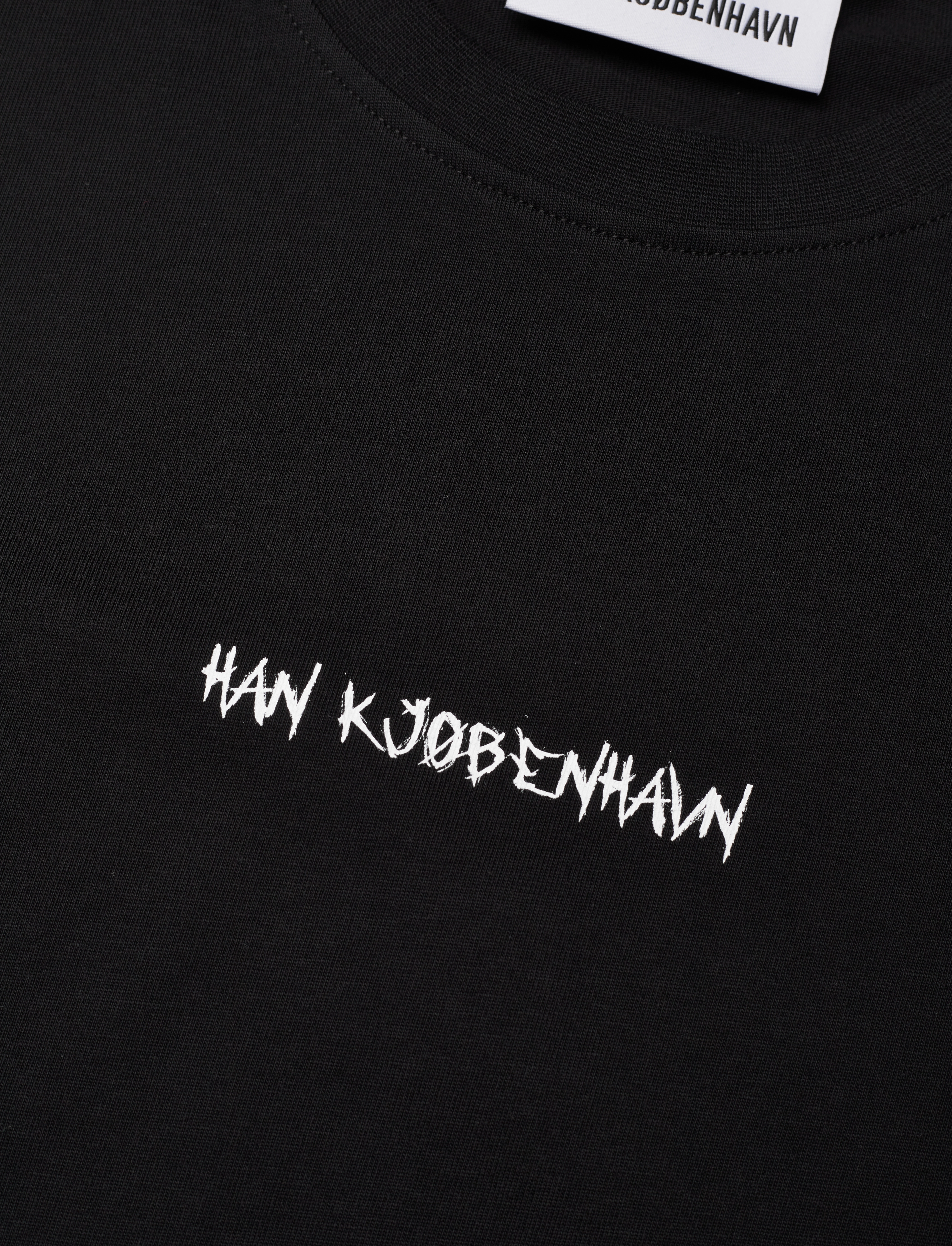 HAN Kjøbenhavn - Graphic Font Regular Tee S/S - black - 2