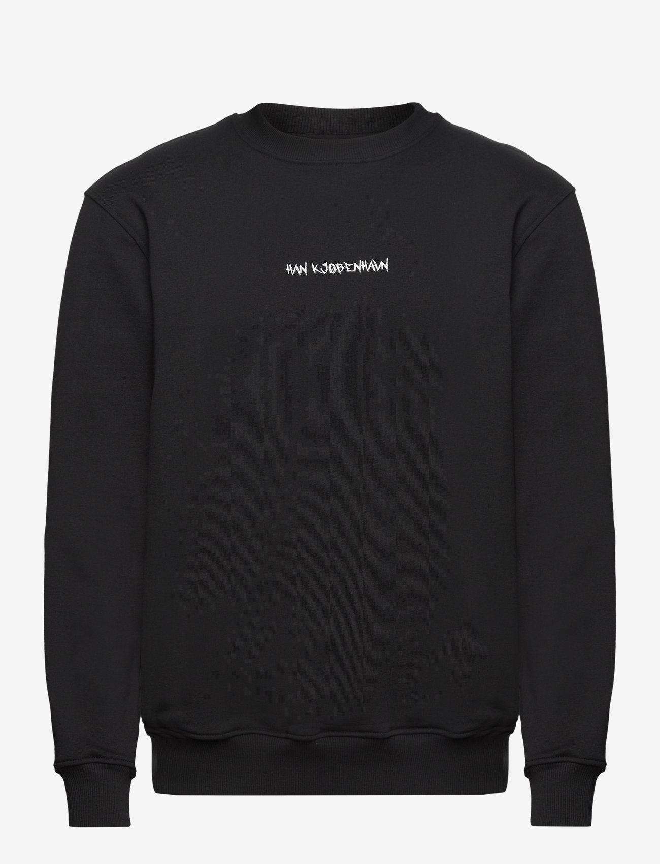 HAN Kjøbenhavn - Graphic Font Regular Crewneck - nach anlass kaufen - black - 0