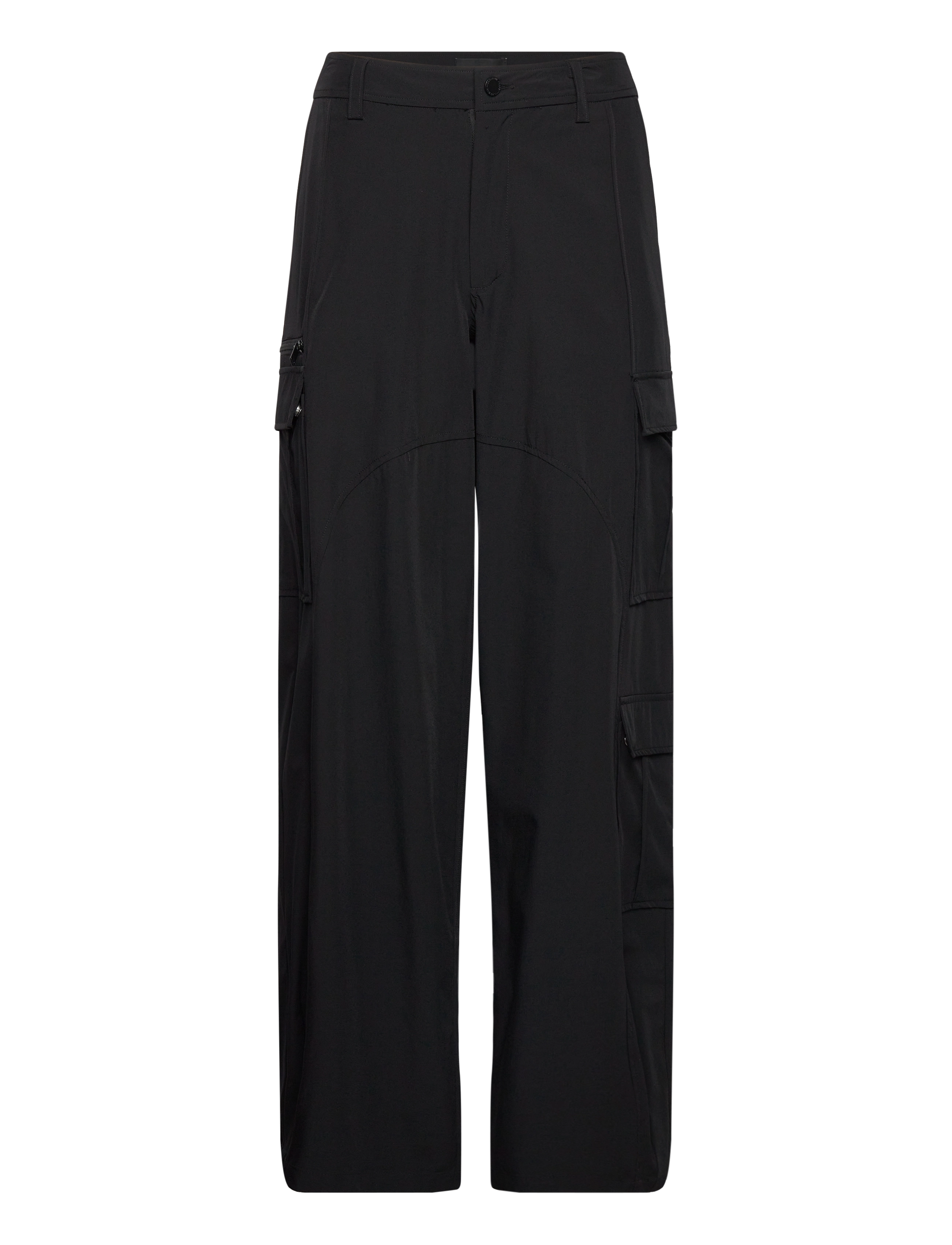 HAN Kjøbenhavn Washed Technical Cargo Trousers - Cargohose - BLACK / black