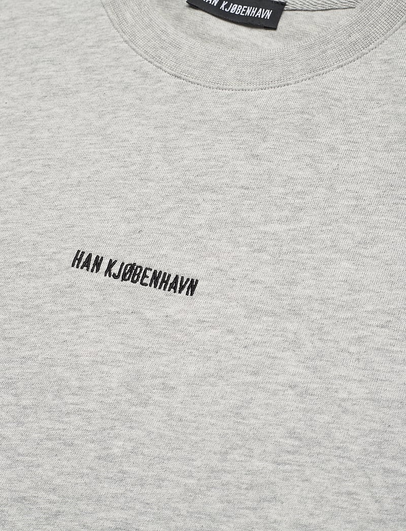HAN Kjøbenhavn - Daily Oversized Tee - kortærmede t-shirts - grey melange - 4