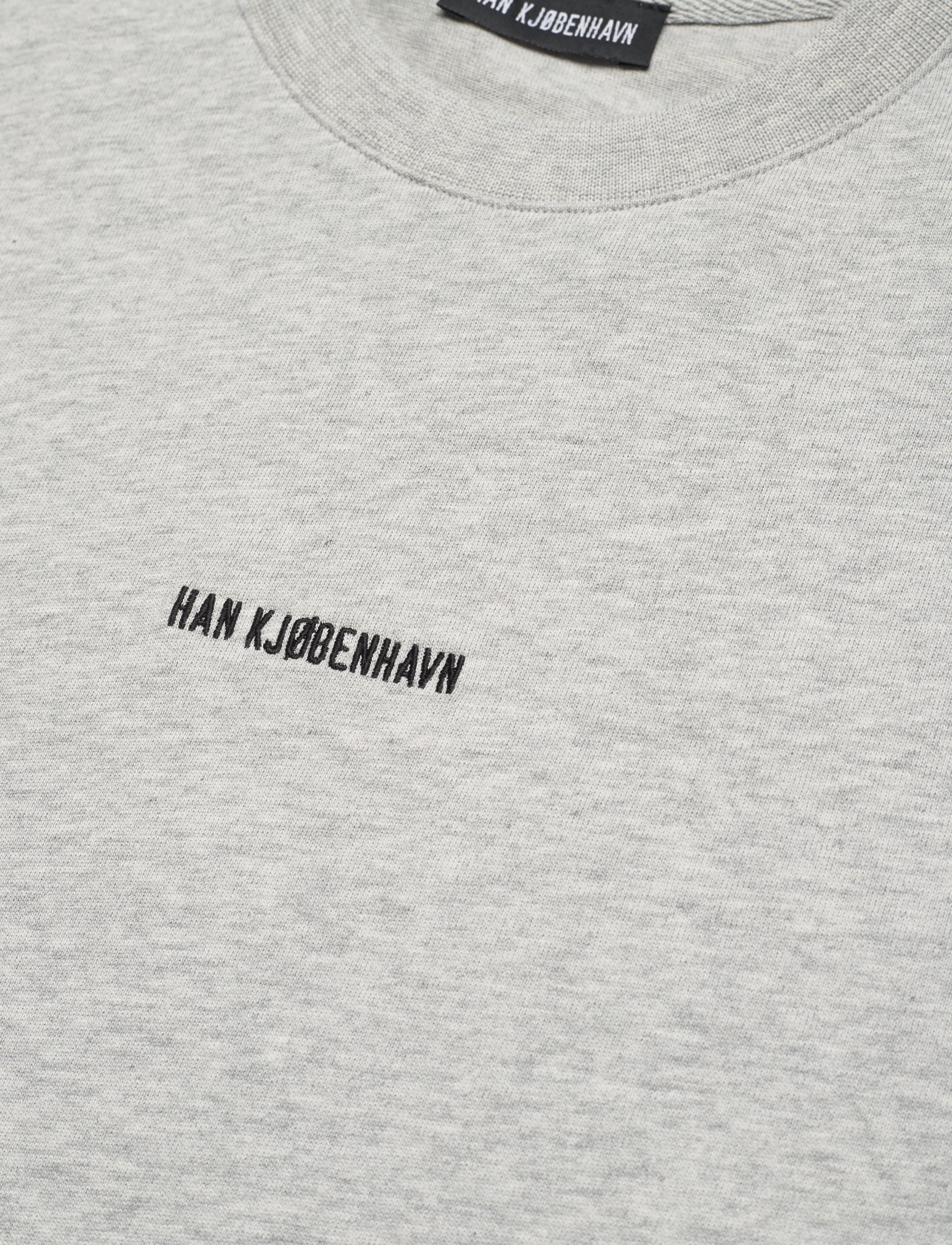 HAN Kjøbenhavn - Daily Oversized Tee - lühikeste varrukatega t-särgid - grey melange - 4