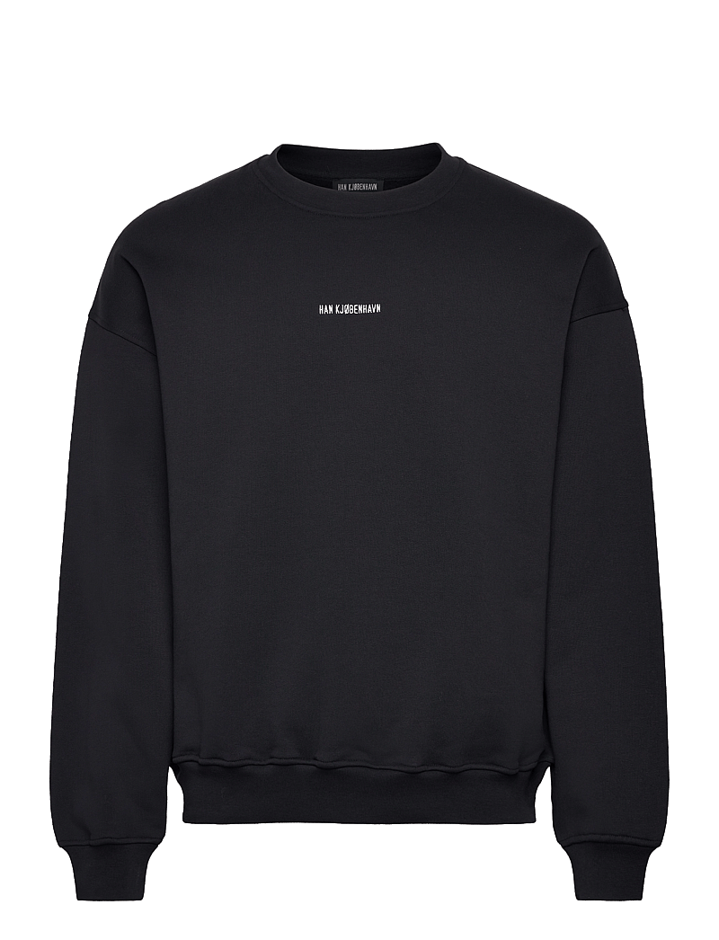 HAN Kjøbenhavn - Daily Oversized Crew Neck - osta olukorra järgi - black - 0