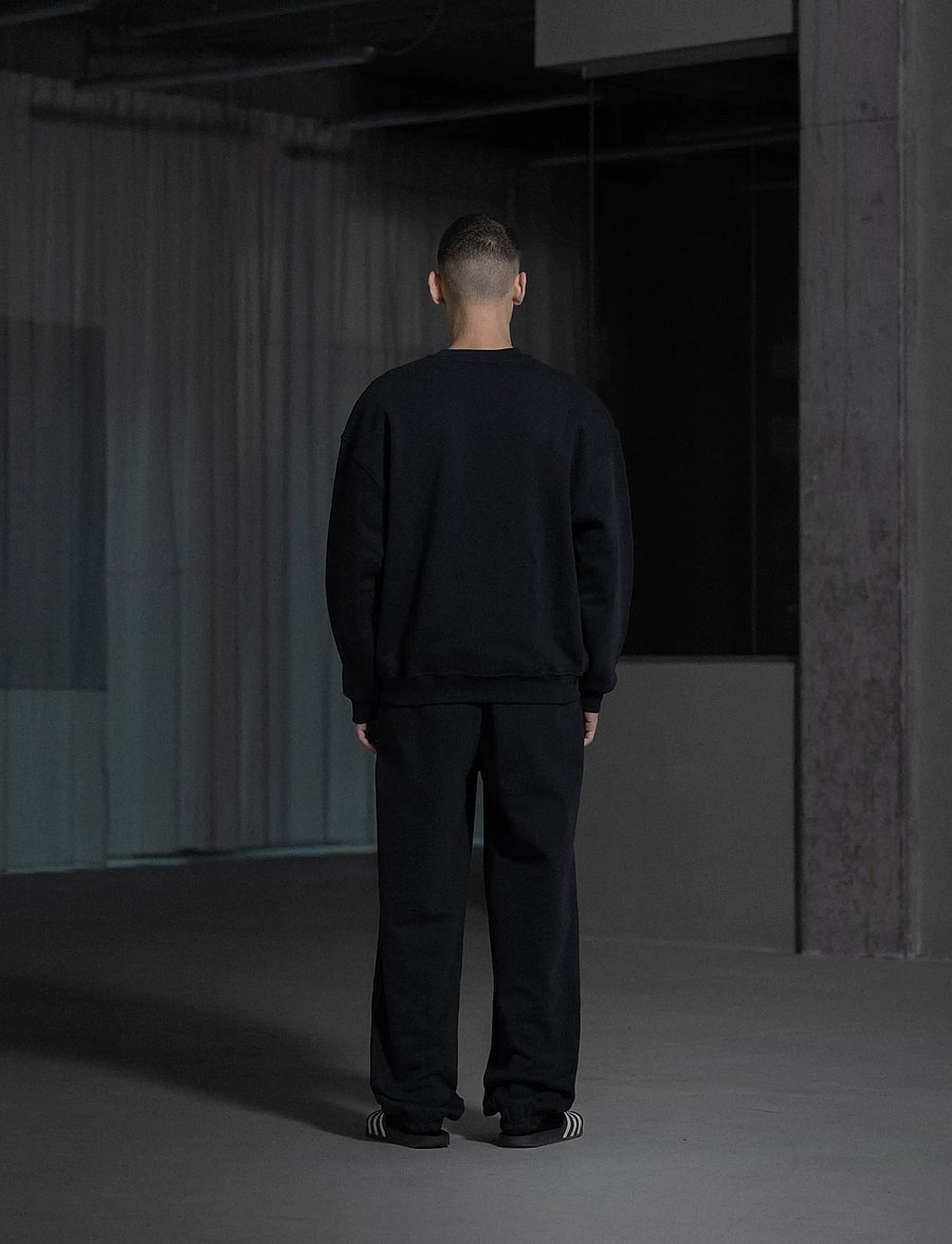 HAN Kjøbenhavn - Daily Oversized Crew Neck - sweats - black - 3