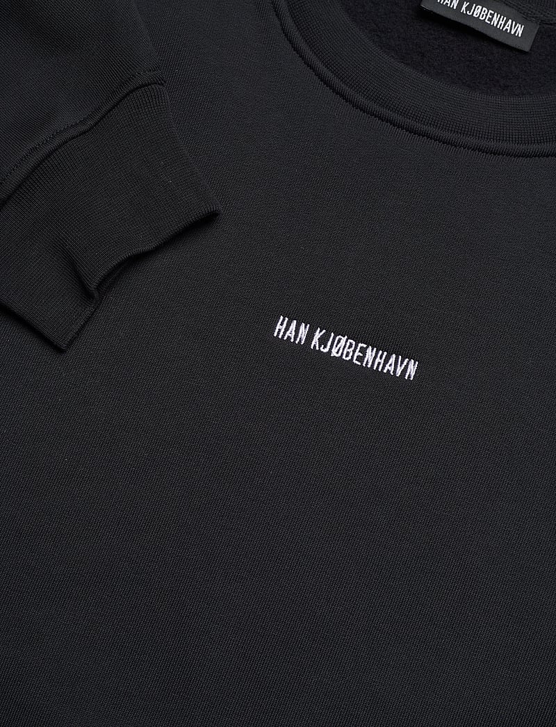 HAN Kjøbenhavn - Daily Oversized Crew Neck - osta olukorra järgi - black - 2