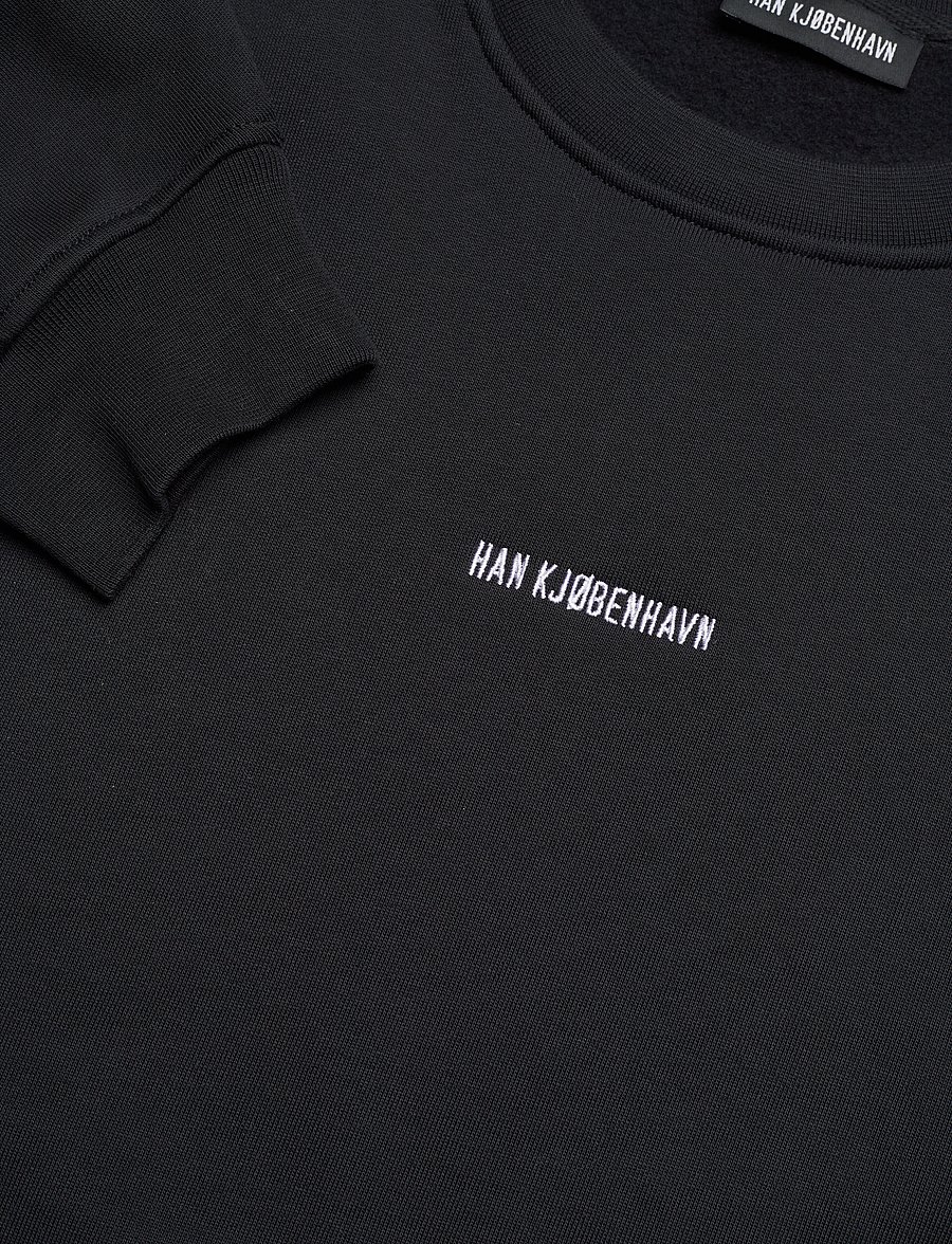 HAN Kjøbenhavn - Daily Oversized Crew Neck - sweats - black - 4