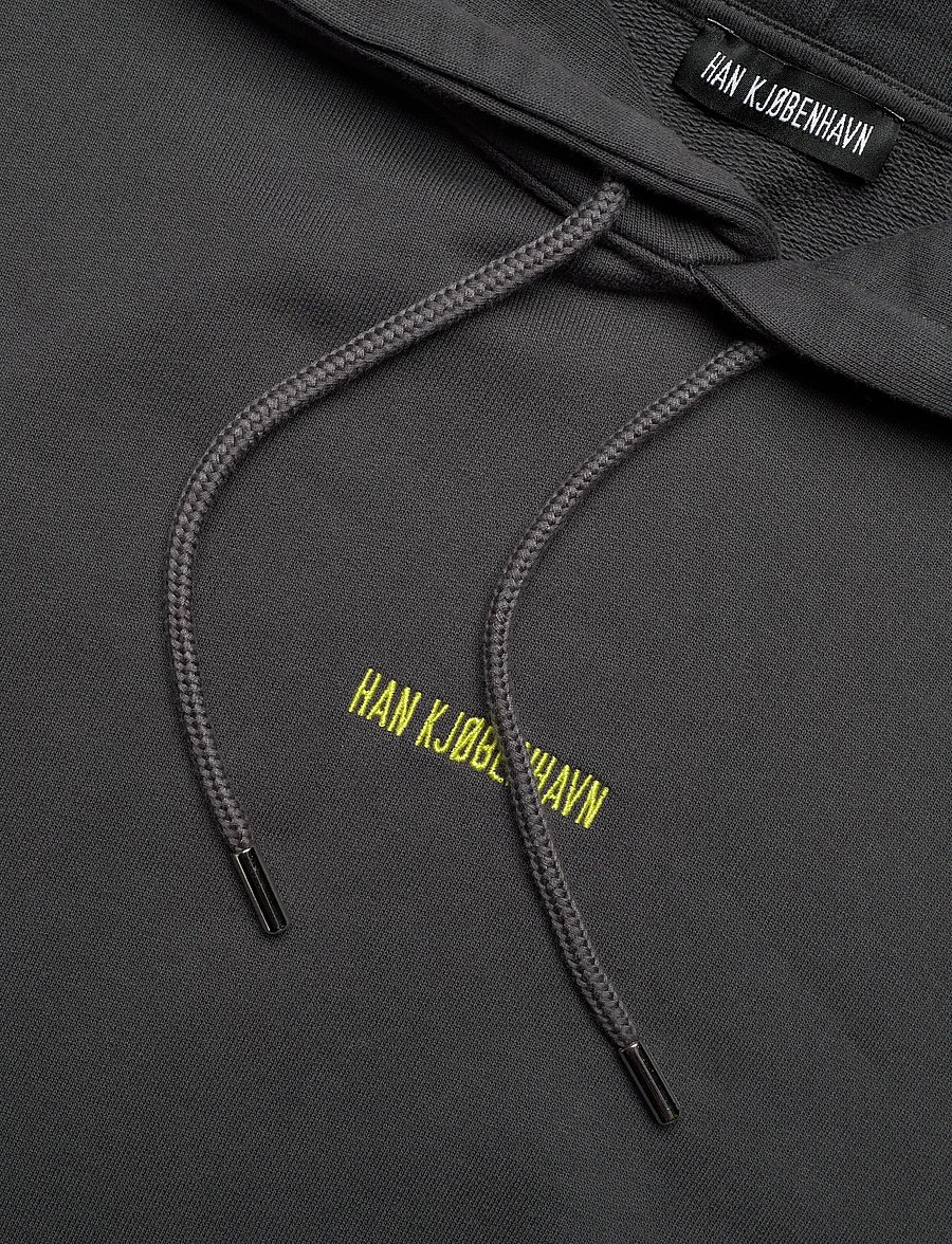 HAN Kjøbenhavn - Daily Oversized Hoodie - sweatshirts - dark grey - 2
