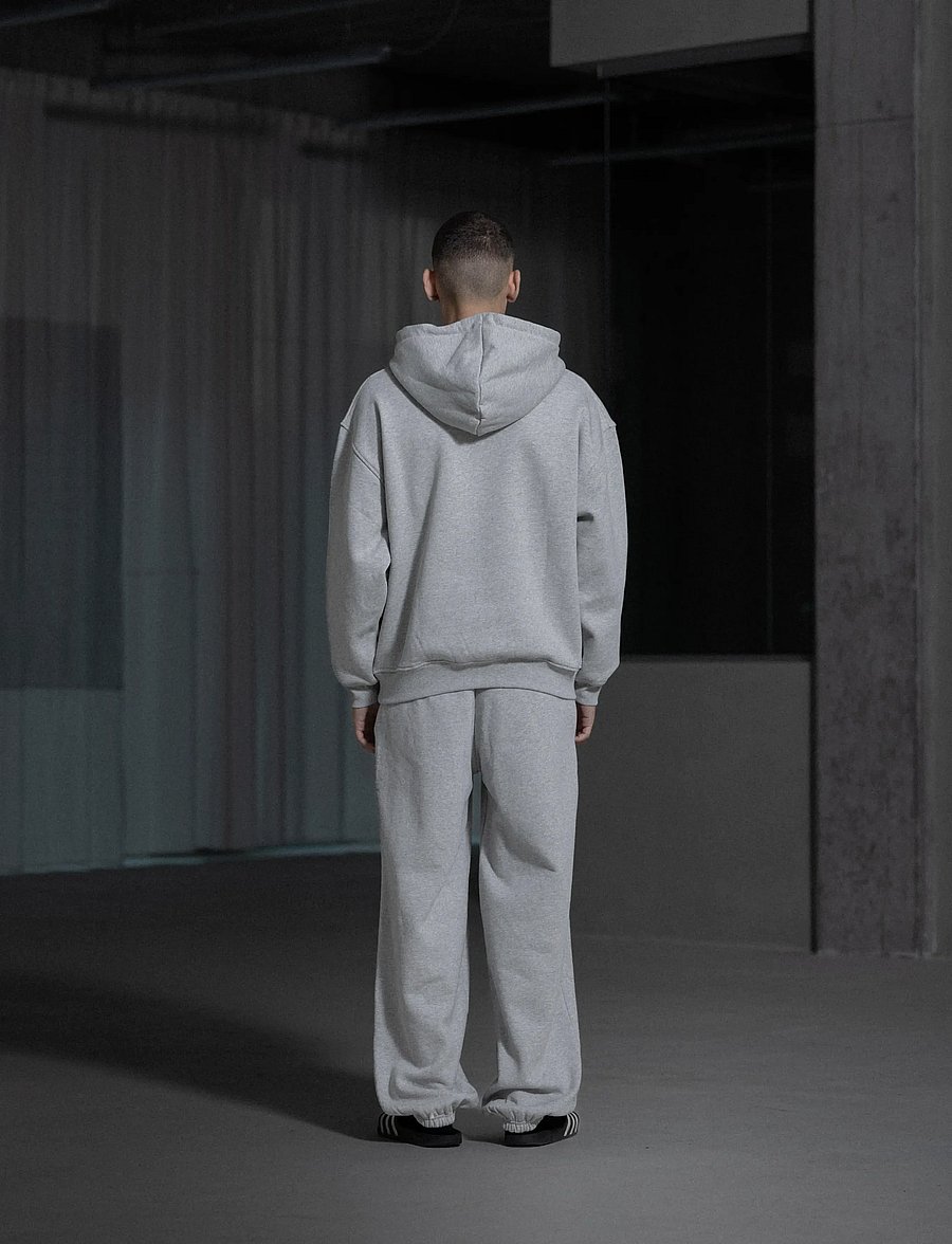 HAN Kjøbenhavn - Daily Oversized Hoodie - sweatshirts - grey melange - 3