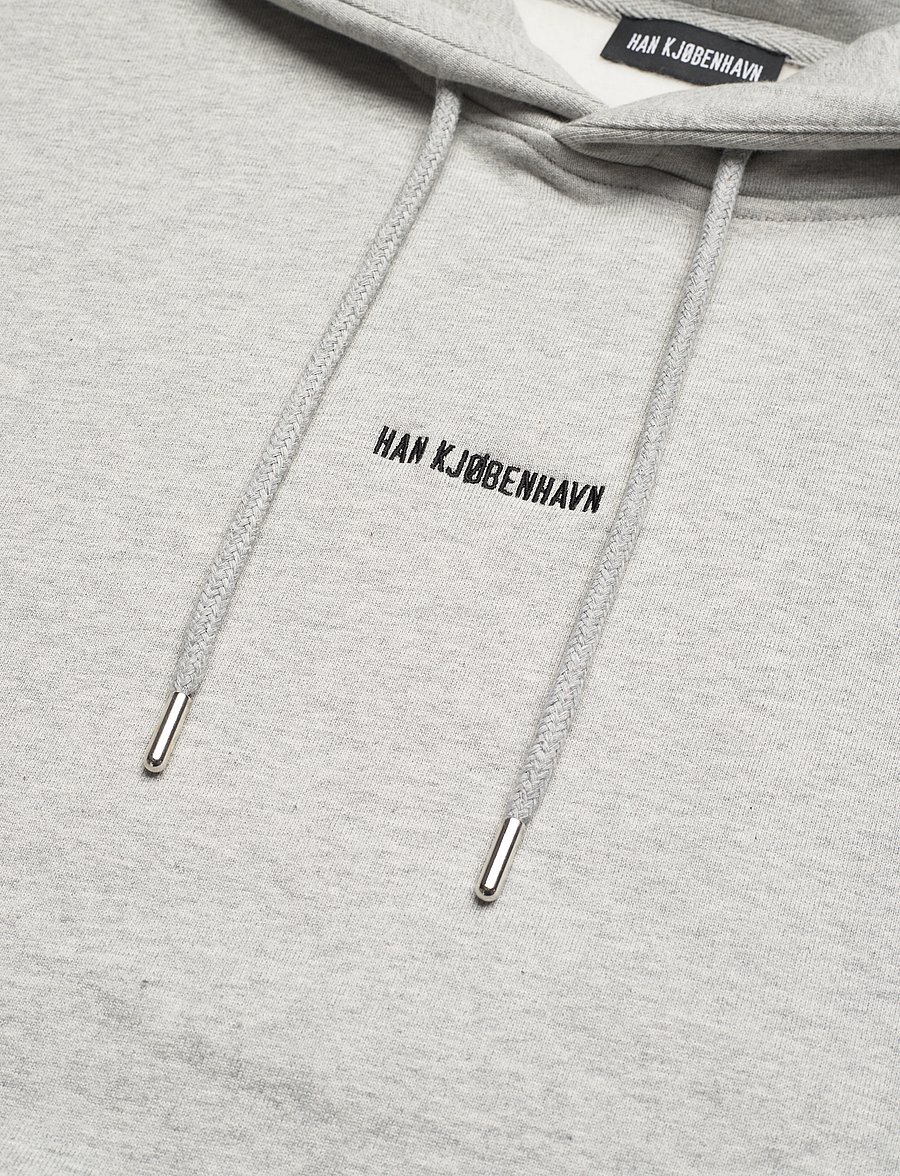 HAN Kjøbenhavn - Daily Oversized Hoodie - sweatshirts - grey melange - 4