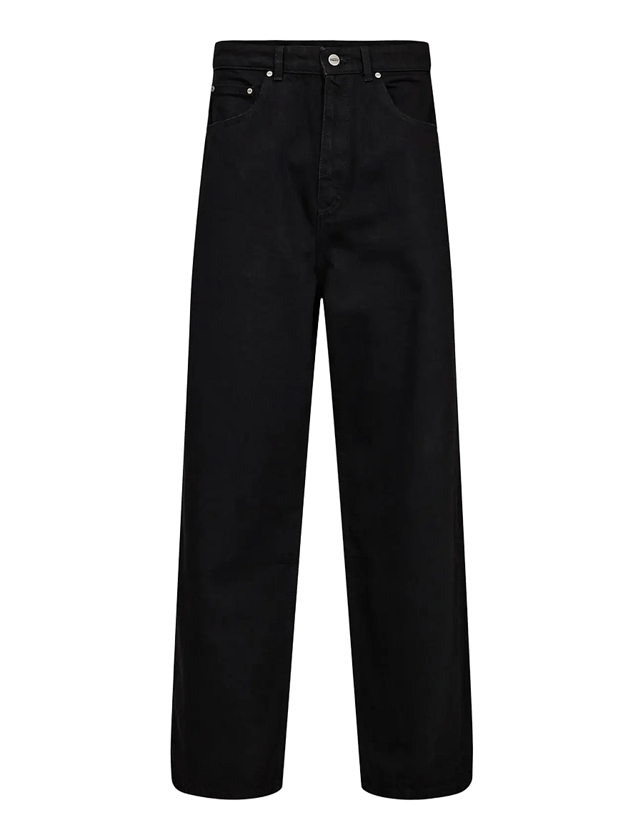 HAN Kjøbenhavn - Baggy Denim Jeans - loose jeans - black tint - 1