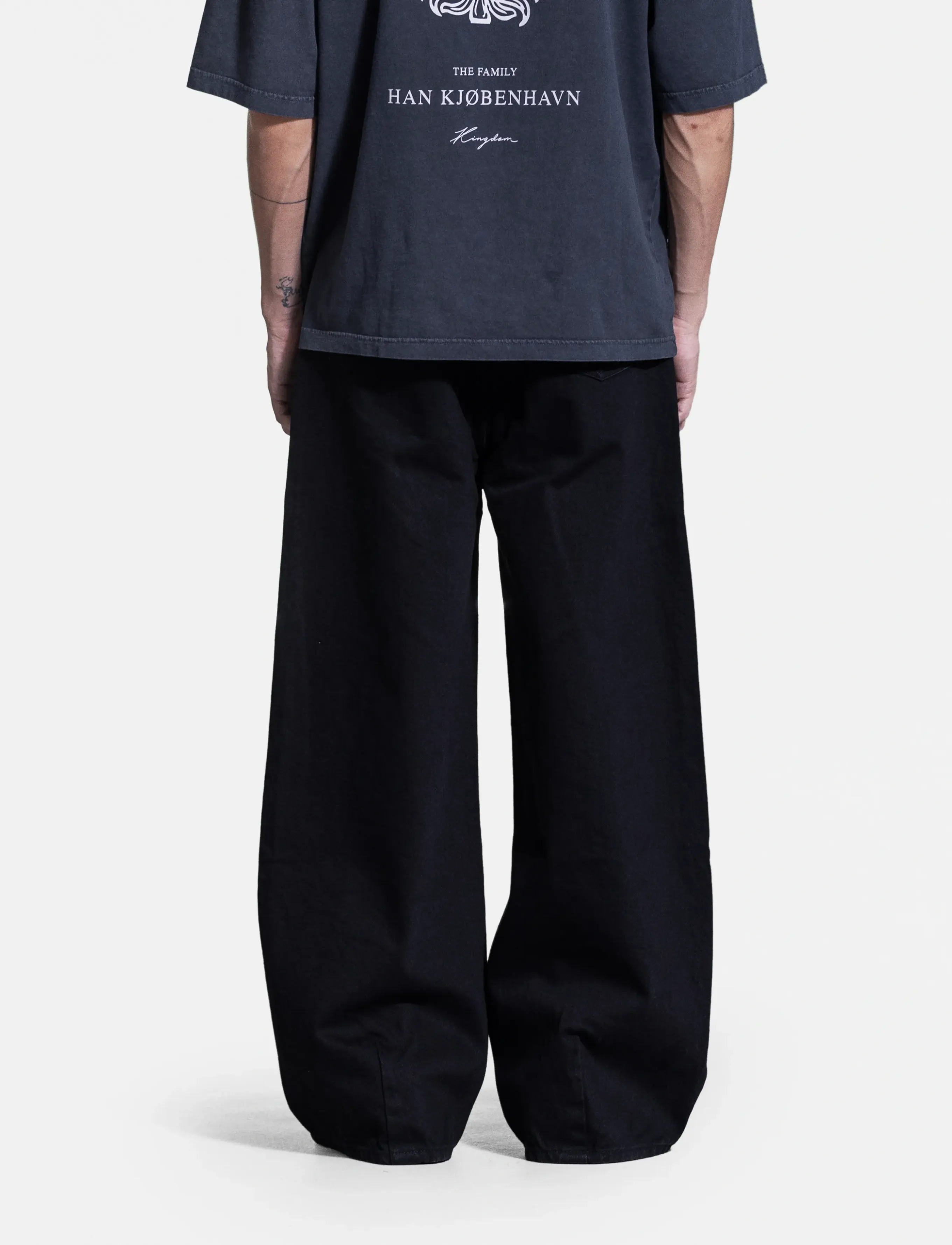 HAN Kjøbenhavn - Baggy Denim Jeans - loose jeans - black tint - 3