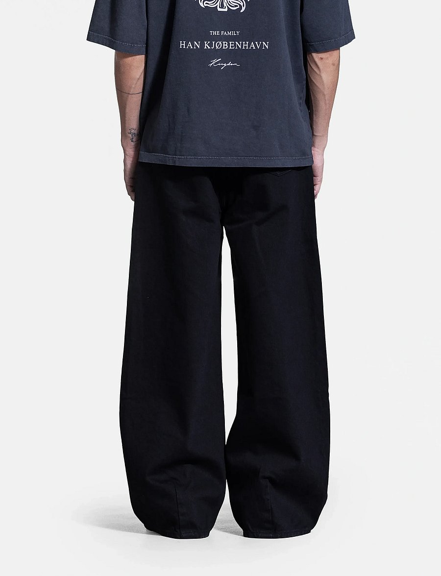 HAN Kjøbenhavn - Baggy Denim Jeans - loose jeans - black tint - 3