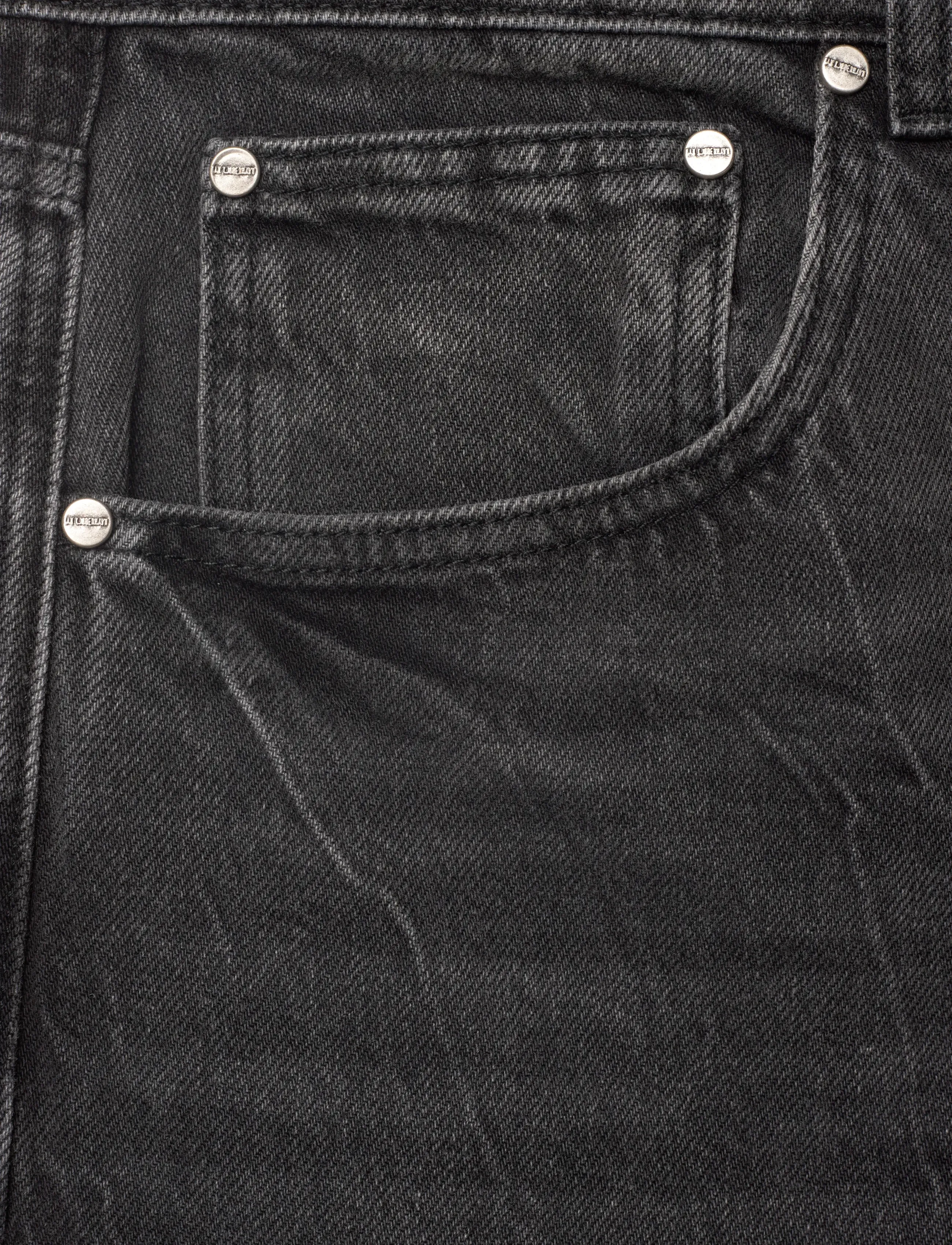 HAN Kjøbenhavn - Baggy Denim Jeans - loose jeans - black vein - 4