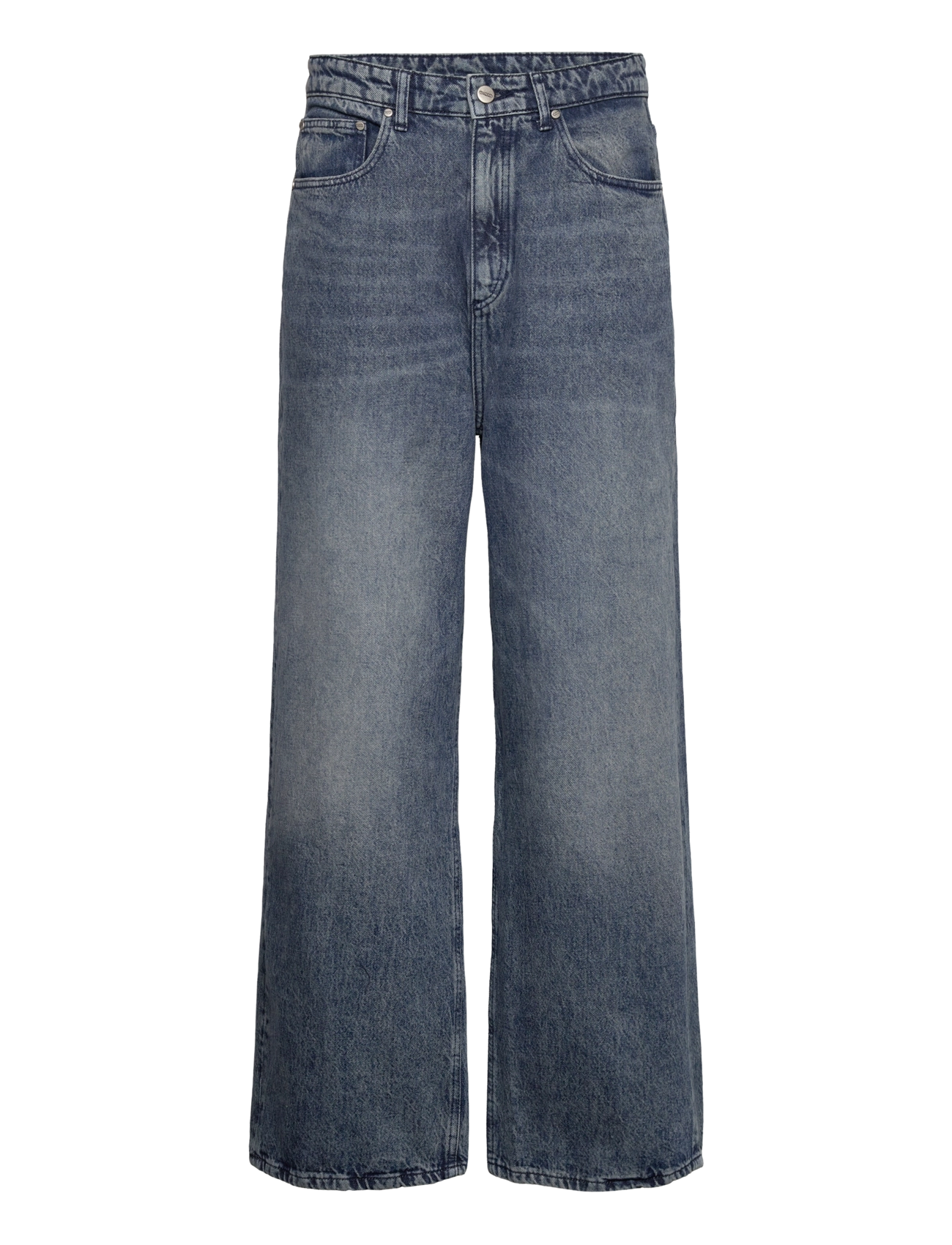 HAN Kjøbenhavn Baggy Denim Jeans - Jeans - DIRTY BLUE / blue