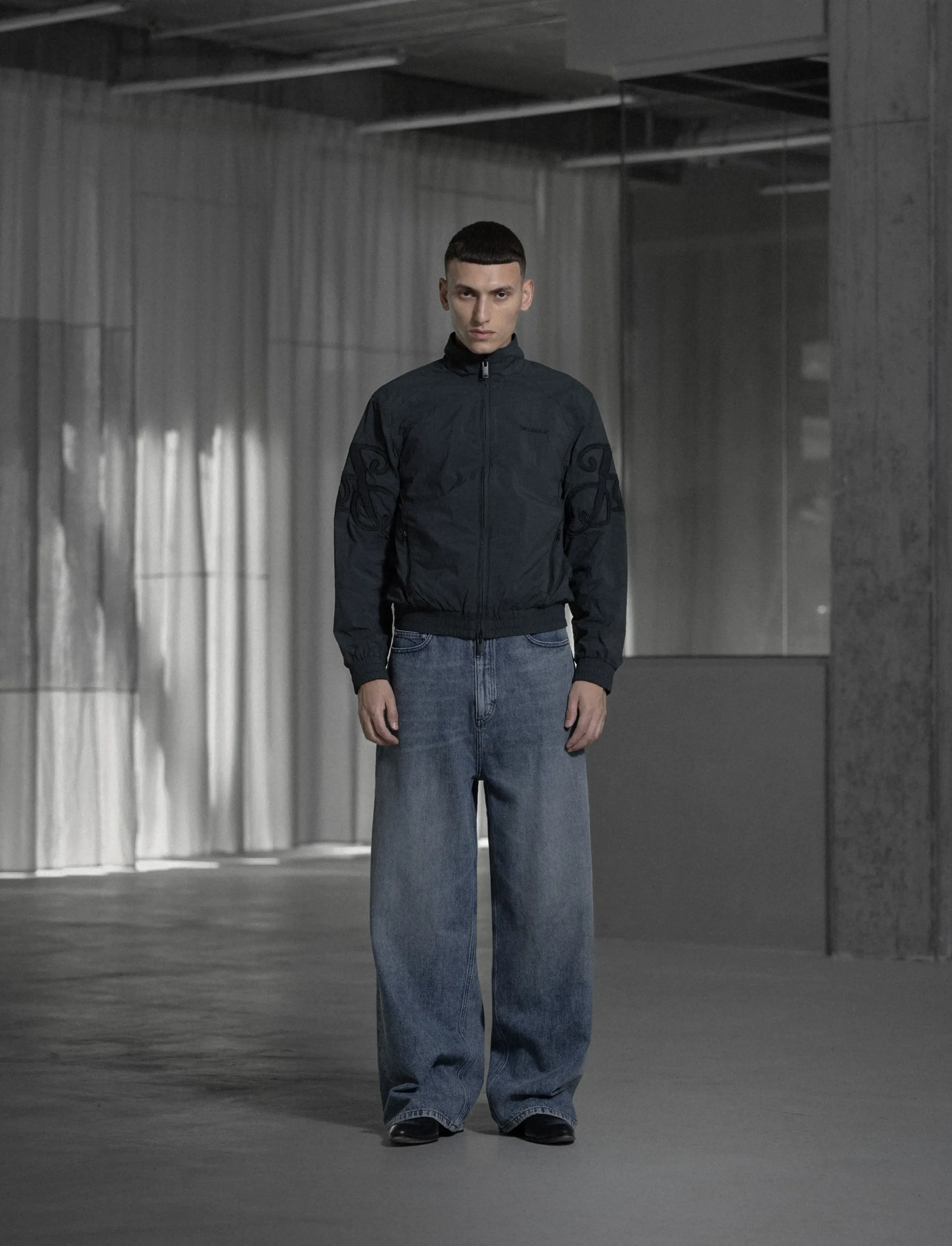 HAN Kjøbenhavn Baggy Denim Jeans, 36, Blue, Jeans > Afslappede, Herre