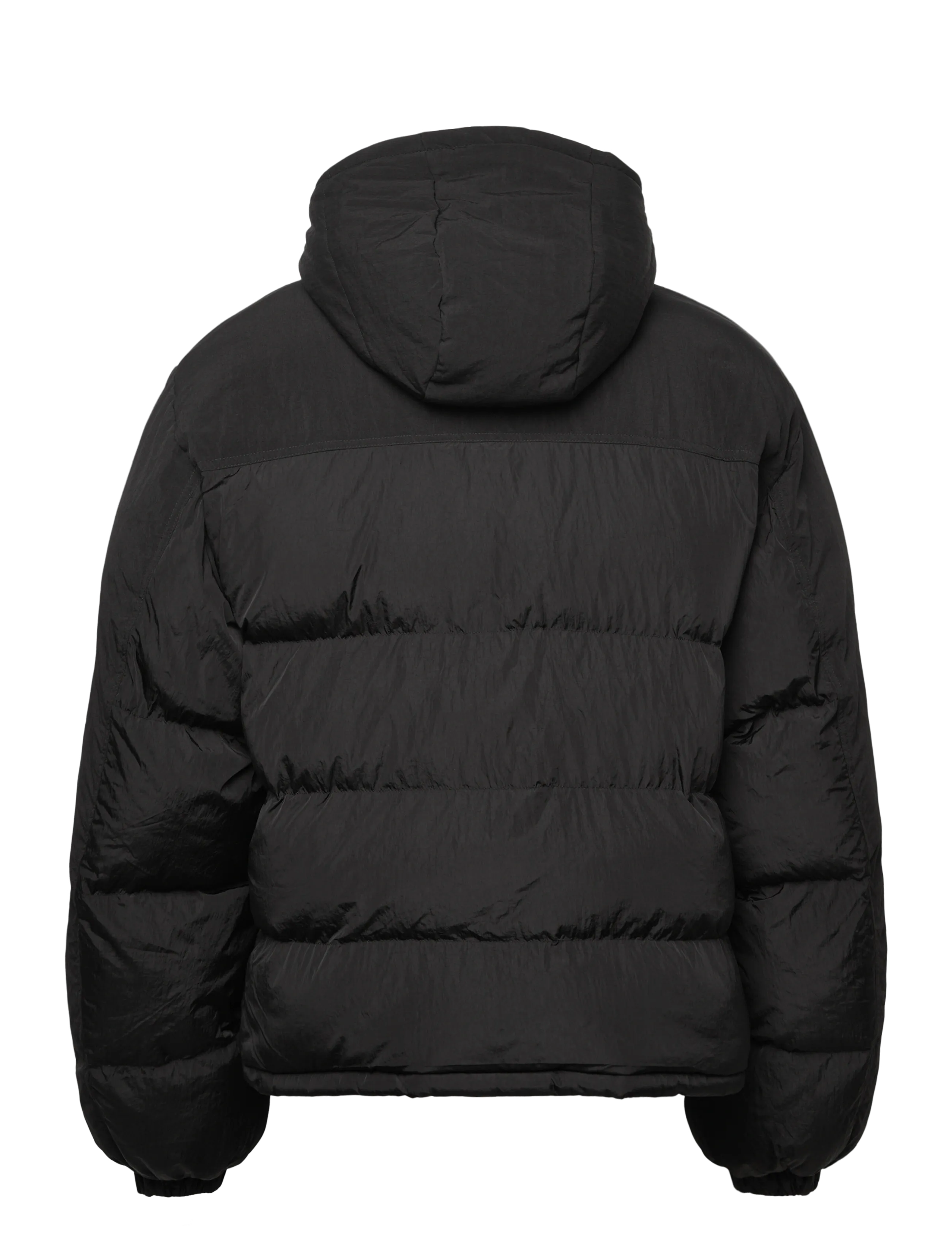 HAN Kjøbenhavn - Hooded Puffer Jacket - fôrede jakker - anthracite black - 1