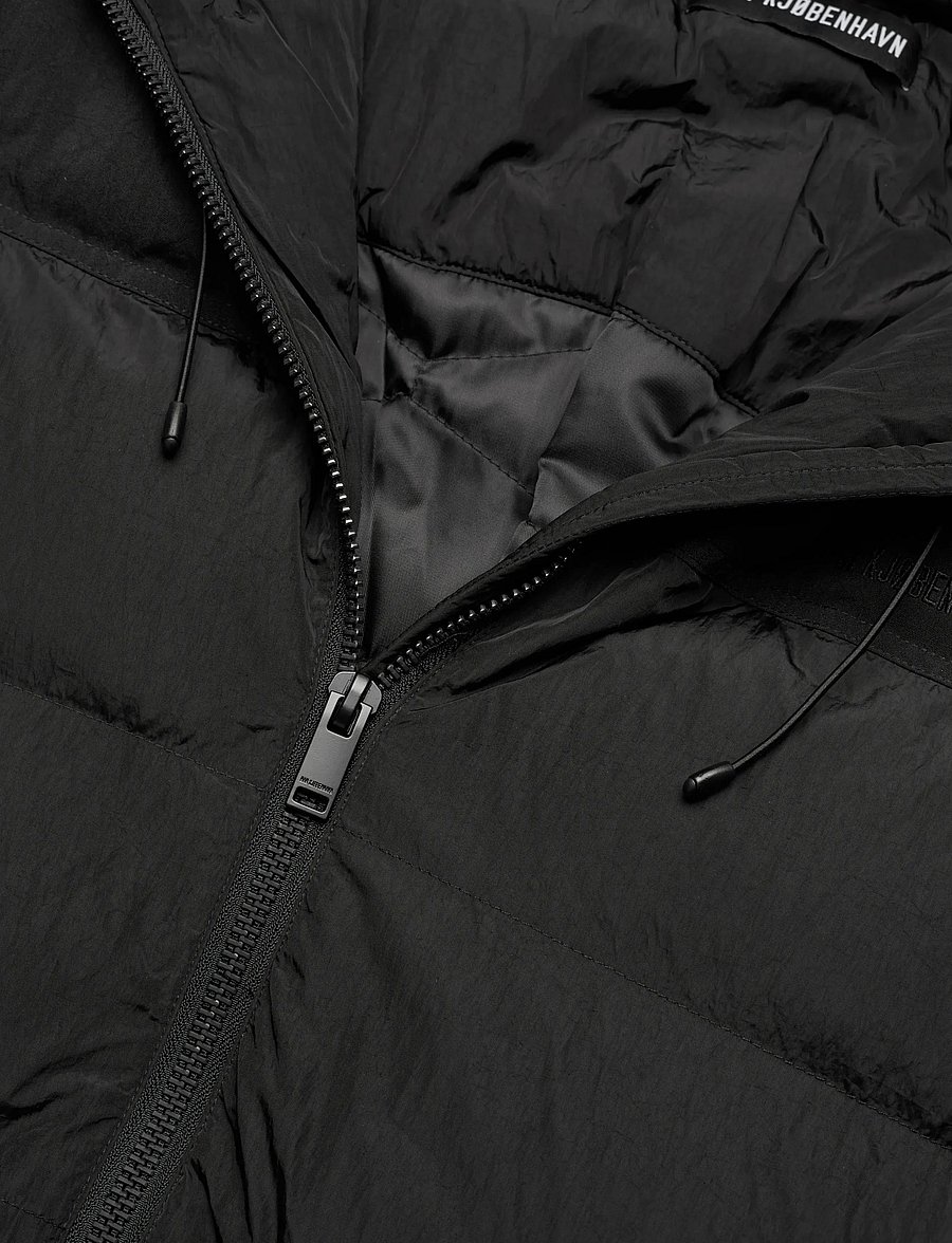 HAN Kjøbenhavn - Hooded Puffer Jacket - daunenjacken - anthracite black - 2