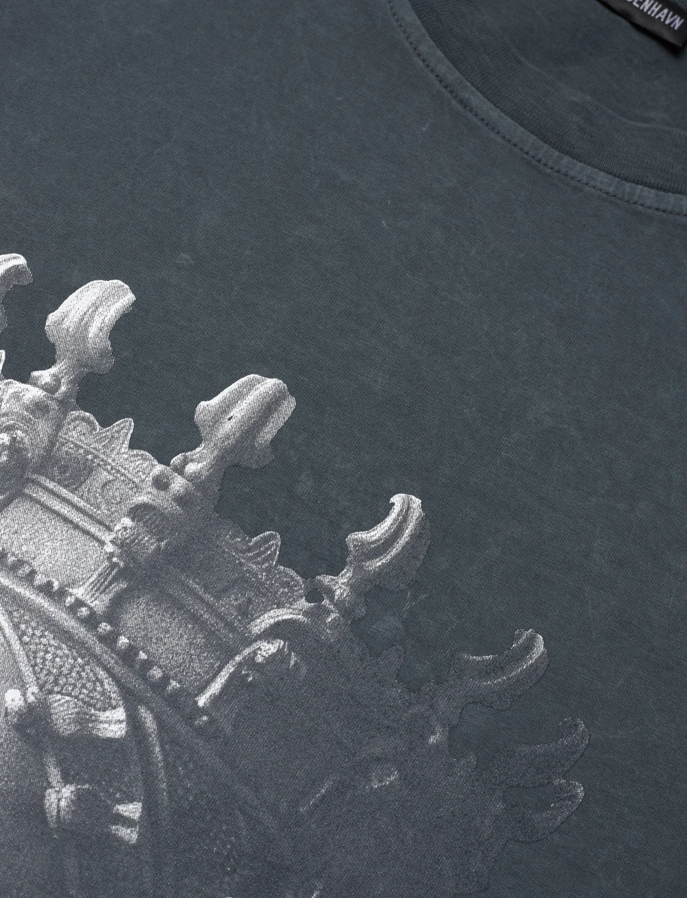 HAN Kjøbenhavn - Oversized Sculpture Tee - kurzärmelig - anthracite black - 2