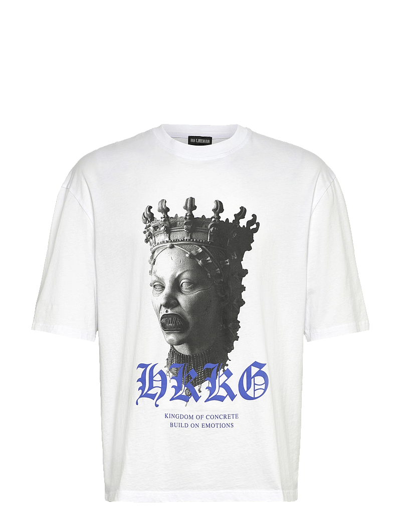 HAN Kjøbenhavn - Oversized Sculpture Tee - lühikeste varrukatega t-särgid - off white - 0