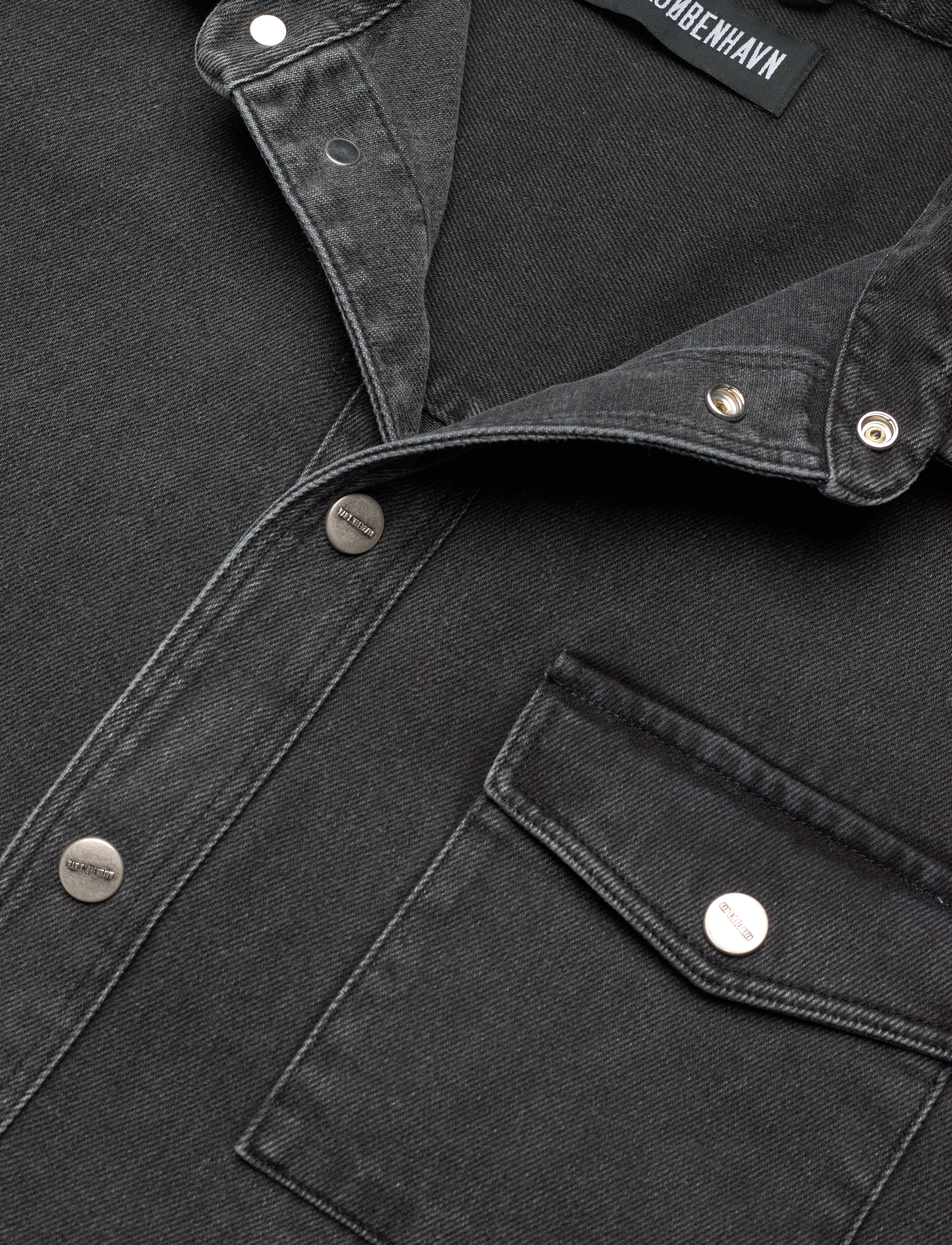 HAN Kjøbenhavn - Army Overshirt - warm dark grey - 2